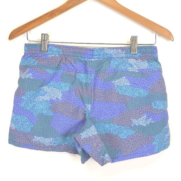 Patagonia Girls Baggies Shorts Next Wave Multi in Float Blue NWT XL - Picture 5 of 12